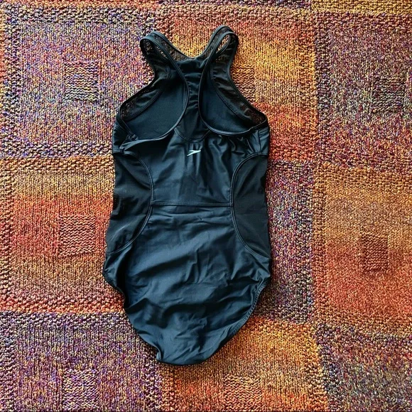 Speedo Black Women's One Piece Swimsuit - Picture 7 of 10